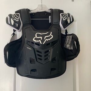 Fox Raptor Black and White Chest Protector
